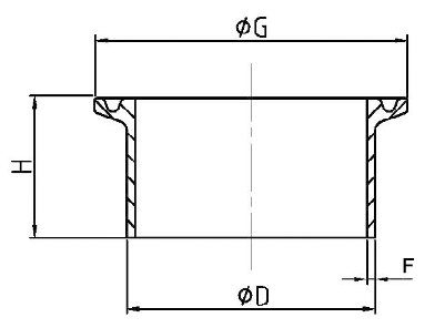 Tri Clamp Long Ferrule14AM7