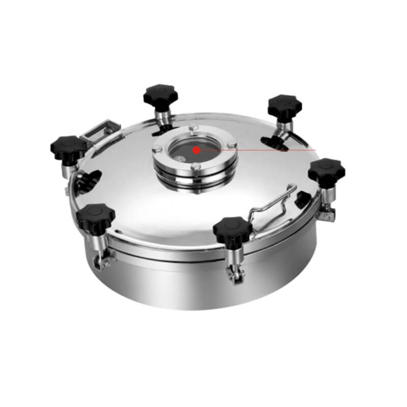 Stainless Steel Round Tank Manway 1 不锈钢圆罐人字形