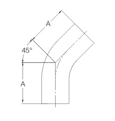 ASMEBPE45级bendwed Elbow